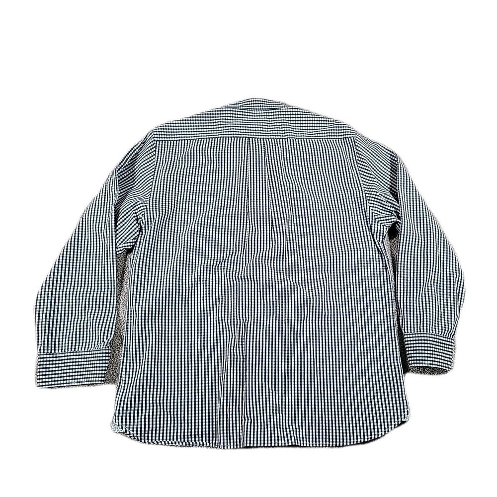 Tommy Bahama LARGE  Button Down Shirt BLUE& White‎ Checked, LOGO - Picture 4 of 11